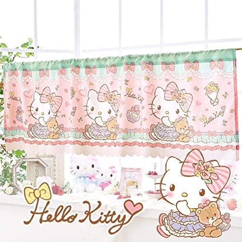 ハローキティカーテンカオハナ1枚 ハローキティカーテンカオハナ1枚